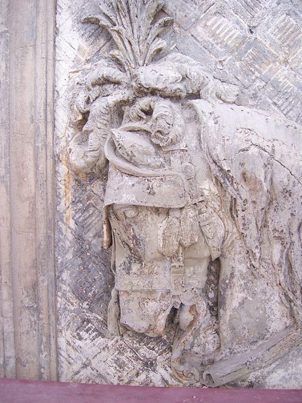 Reiterbild Christian I Vorzustand, Johanneum Dresden